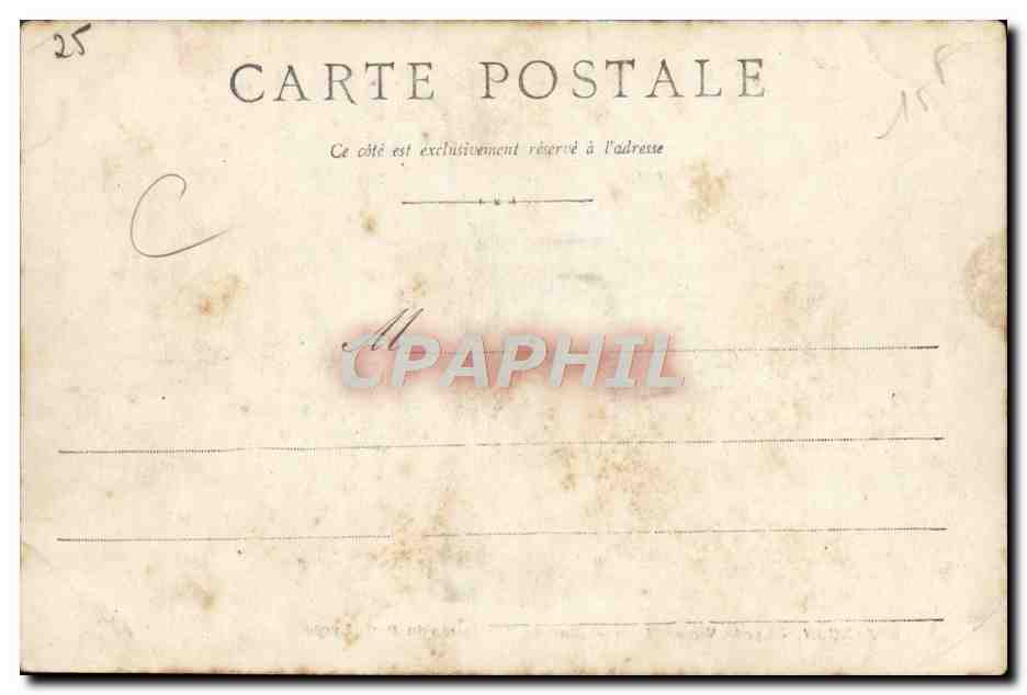 CPA Besancon Lycee Victor Hugo Cour De Reereation Du Petil Lycee — Rückseite