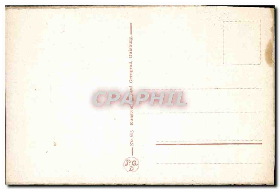 CPA Duisburg  — Rückseite
