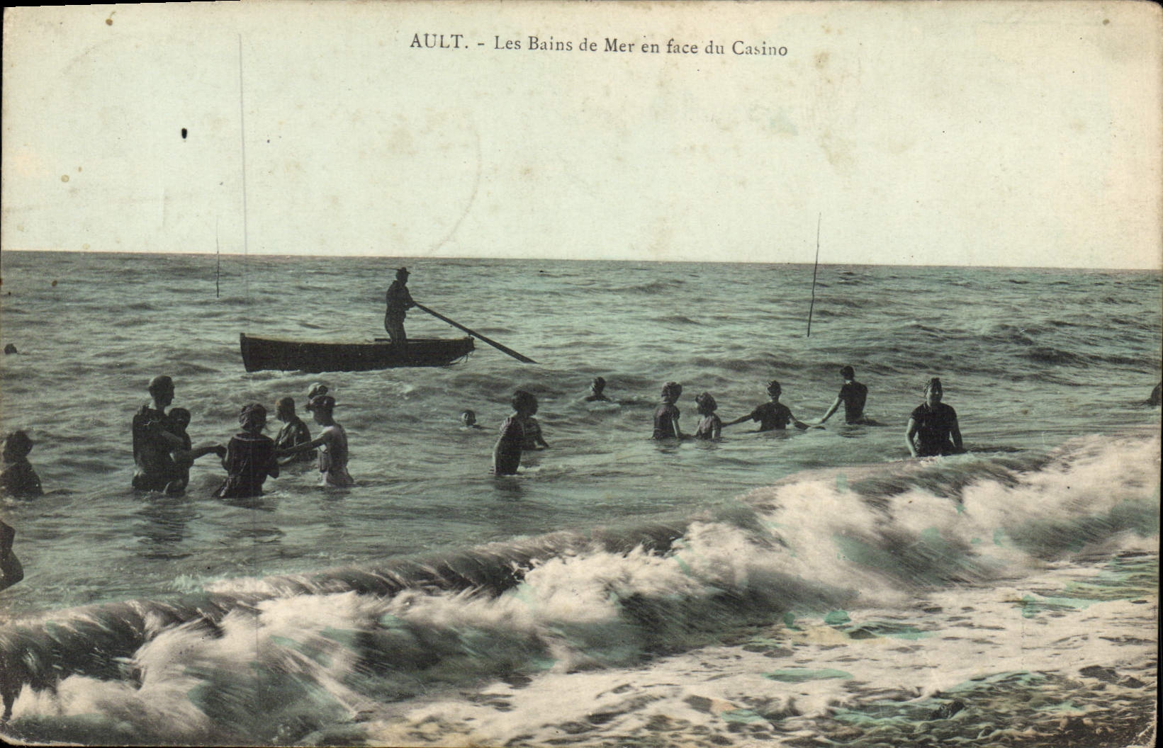 CPA Ault Les Bains De Mer En Face Du Casino