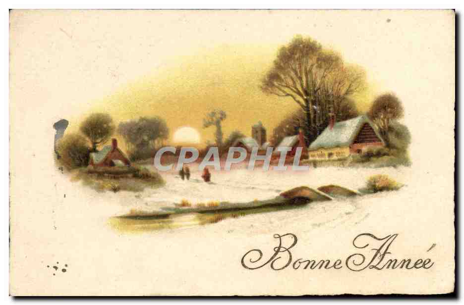 CPA Fantaisie Bonne Annee