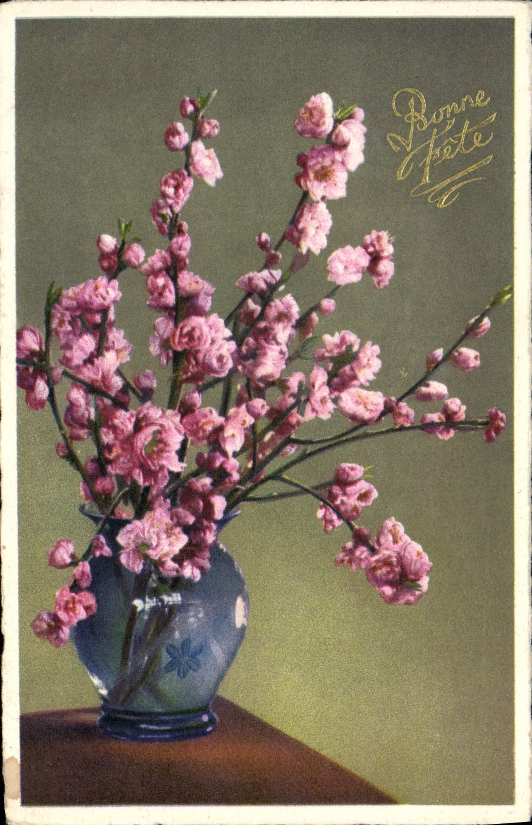 CPA Bonne Fete Fleurs