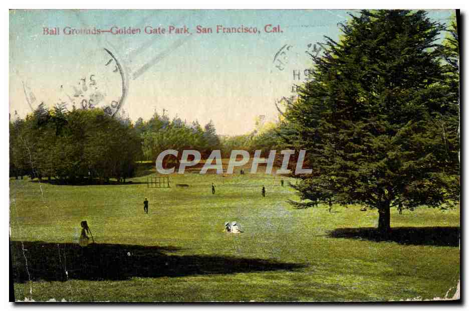 CPA Ball Grounds Golden Gate Park San Francisco Cal