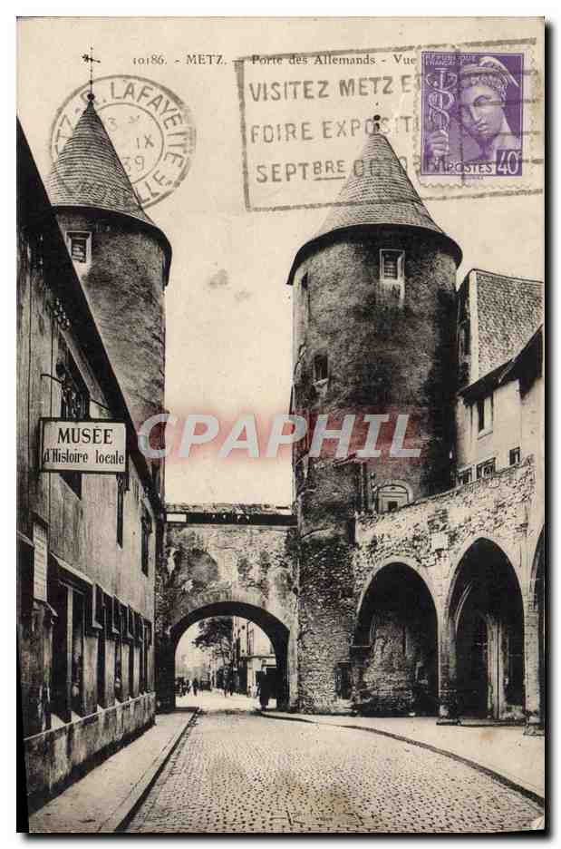 CPA Metz Porte des Allemands