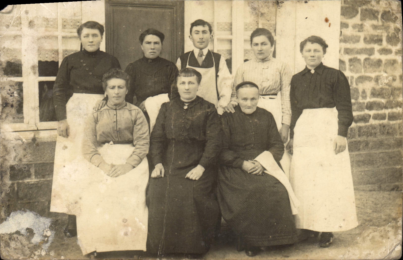 CARTE PHOTO Langrune Femmes