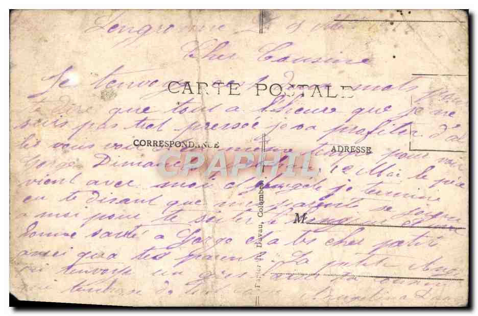 CARTE PHOTO Langrune Femmes — Reverso