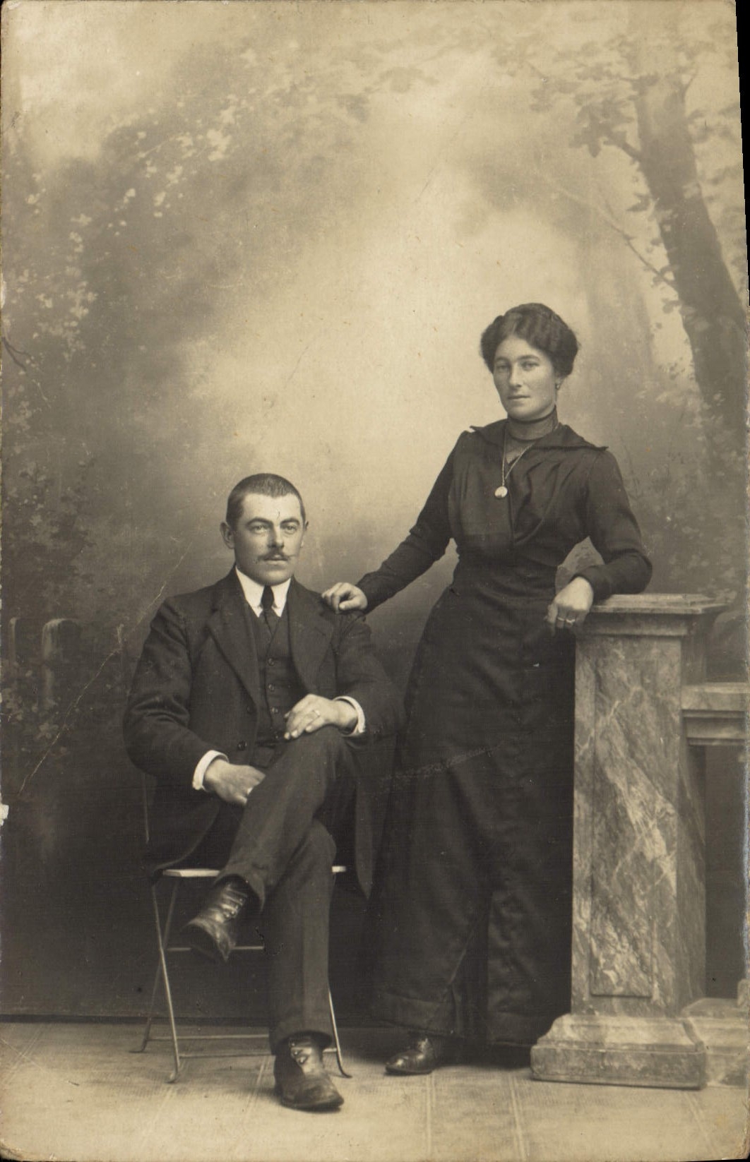 CARTE PHOTO Femme