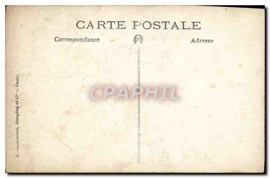 CARTE PHOTO Femme — Verso