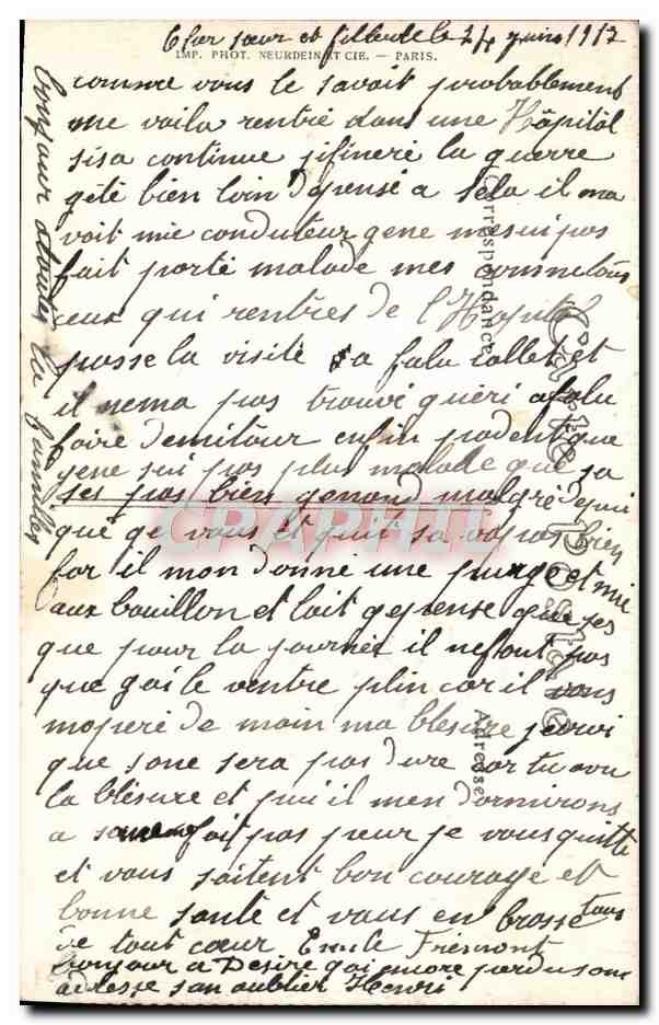 CPA Palais De Compiegne Chambre a Coucher de Marie Antoinette — Verso