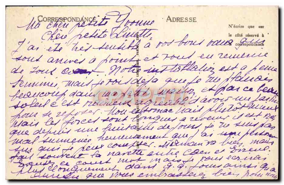 Evreux — L'Hôtel de Ville — LL — Verso