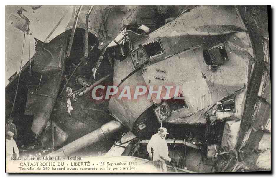 Catastrophe du « Liberté » — Toulon — Edit. Esper et Chitarelli