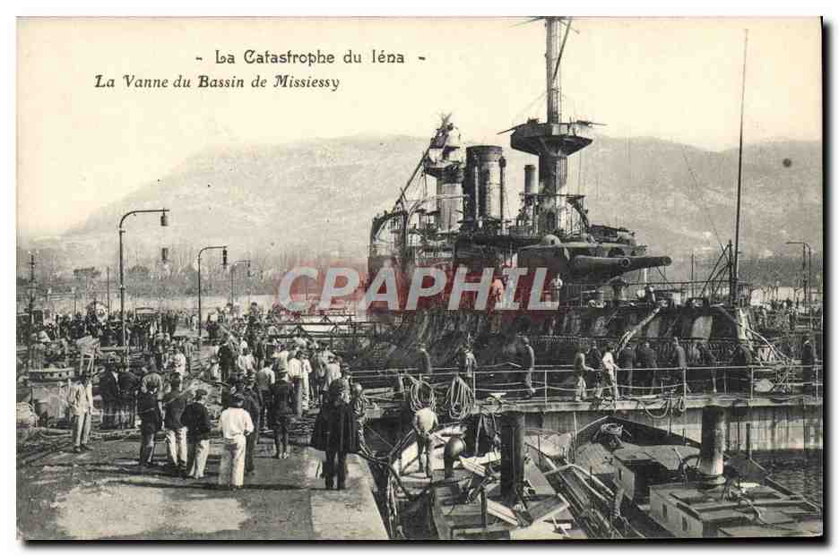 La Catastrophe du léna — La Vanne du Bassin de Missiessy — Photo édit. Daudapin Vincent, Marseille