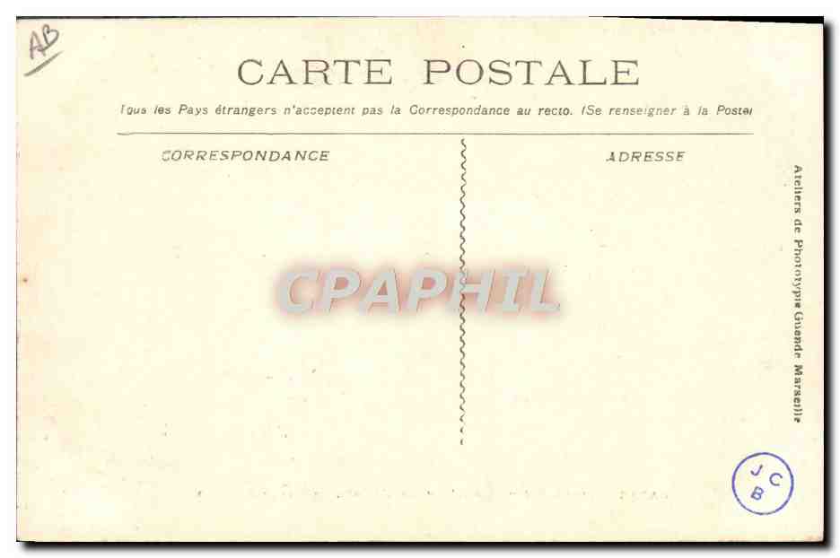 Catastrophe du "Iéna" — Place d'Armes. Cérémonie Religieuse — Ateliers de Phototypie Guindar Marseille — Reverso