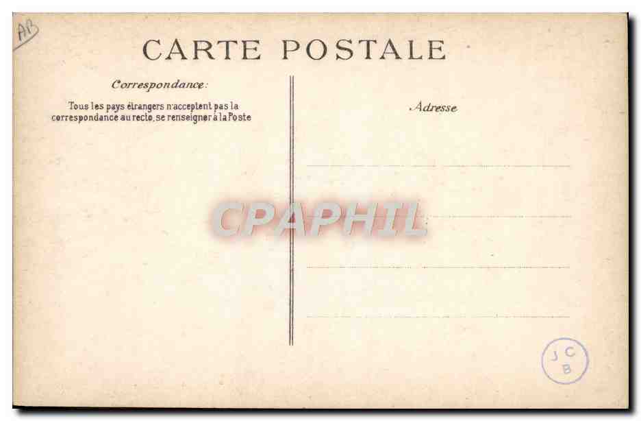 Catástrofe del "Liberté" — El "République" dañado por la explosión — E.P.D. n° 107 — Reverso
