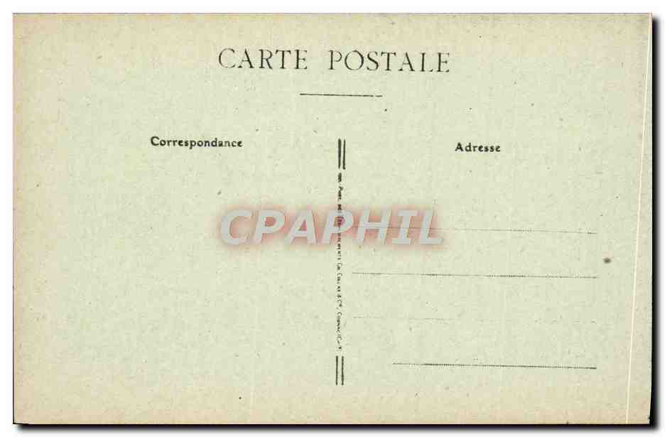 CPA Avion Aviation Wilbur Wright Leon Bollee devant les etablissements  — Rückseite