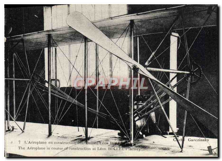 CPA Avion Aviation Aeroplane en construction Wilbur Wright 