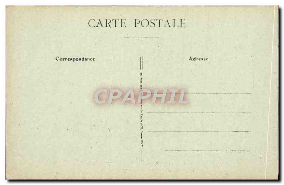 CPA Avion Aviation Aeroplane en construction Wilbur Wright  — Rückseite