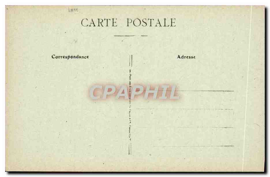 CPA Avion Aviation Mise au point de l'aeroplane pour le depart Wilbur Wright  — Rückseite