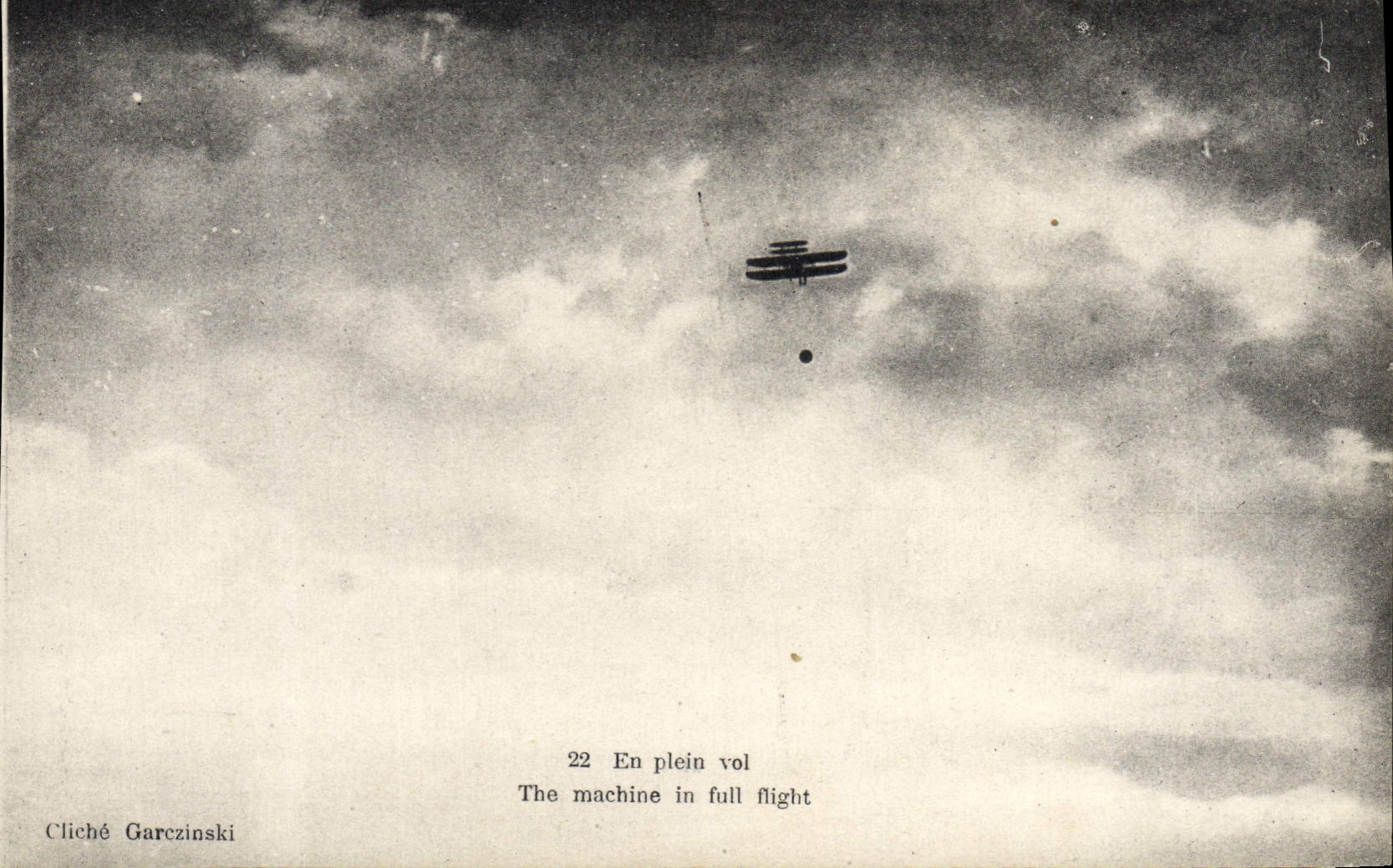 CPA Avion Aviation En plein vol Wilbur Wright 