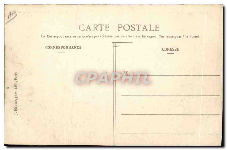 CPA Avion Aviation Monoplan Antoinette IV Vue arriere Moteur 8 cylindres  — Rückseite