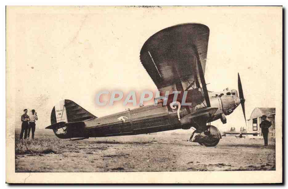 CPA Avion Aviation Breguet Ridon Avion de grand raid Moteur Hispano