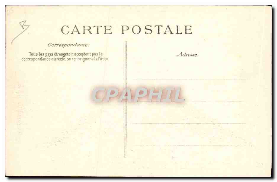 CPA Avion Aviation Beaumont sur Monoplan Bleriot — Rückseite
