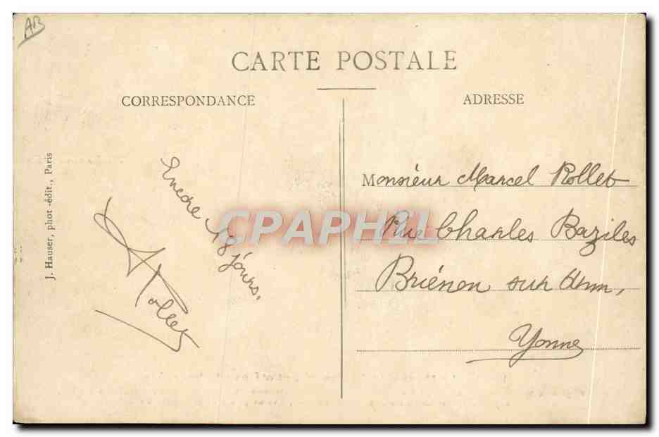 CPA Avion Aviation Monoplan Antoinette pilote par Laboucher e — Rückseite