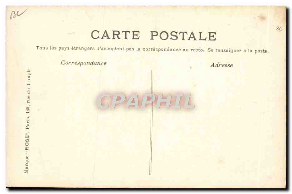 CPA Avion Aviation Glen H Curtiss sur son biplan — Rückseite