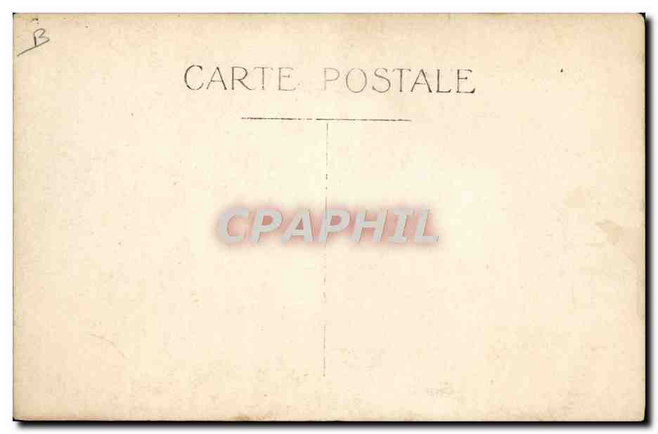 CARTE PHOTO Automobile  — Verso
