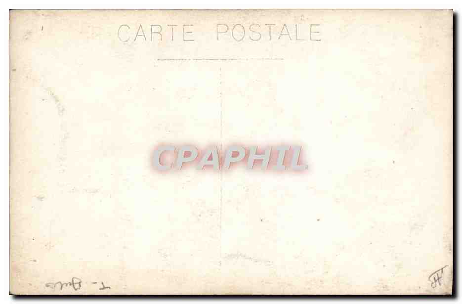 CARTE PHOTO Automobile  — Verso