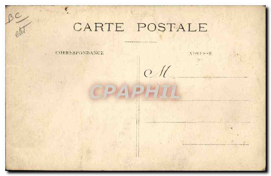 CARTE PHOTO Automobile  — Verso
