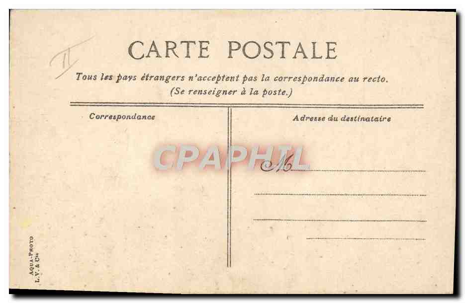 CPA Automobile Circuit de la Sarthe Passage a niveau de St Calais  — Verso