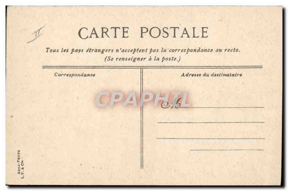 CPA Automobile Circuit de la Sarthe Emplacement des tribunes pres de Champagne  — Verso