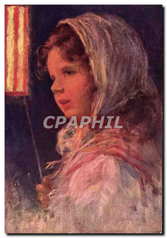 CPA Illustrateur Enfant Folklore