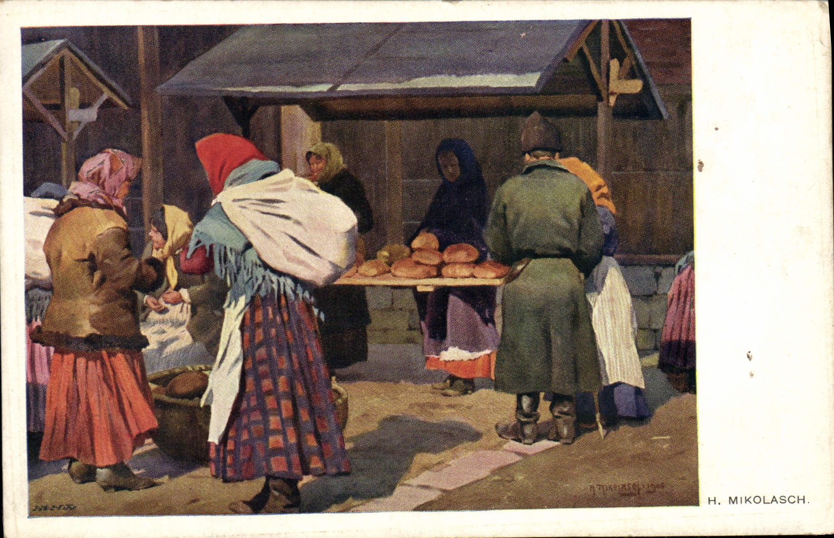 CPA Illustrateur Mikolasch Folklore