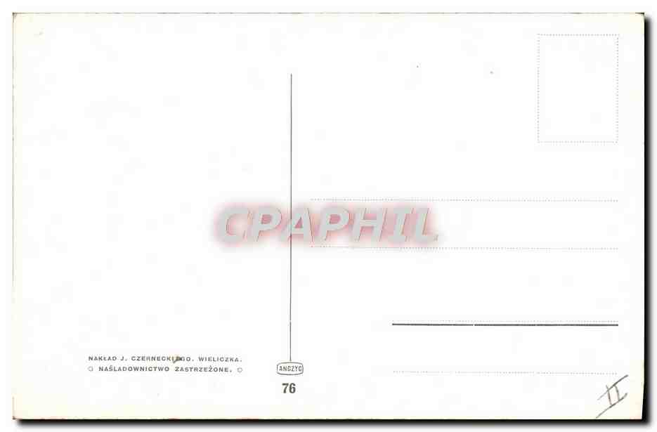 CPA Illustrateur Axentowicz  — Rückseite
