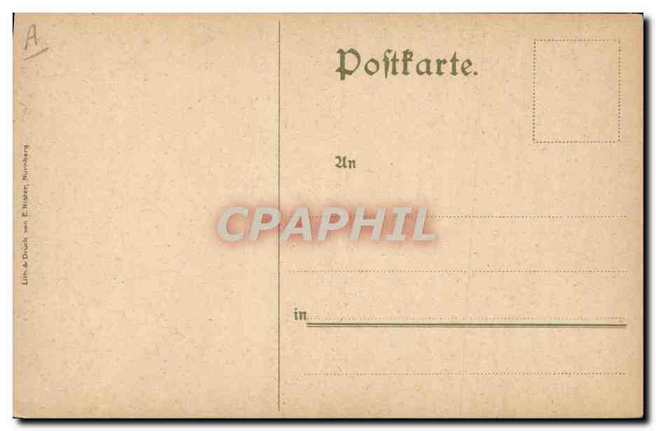 CPA Illustrateur Der Falchspielen  — Verso