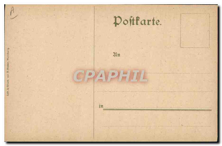 CPA Illustrateur Diable Monstre — Rückseite