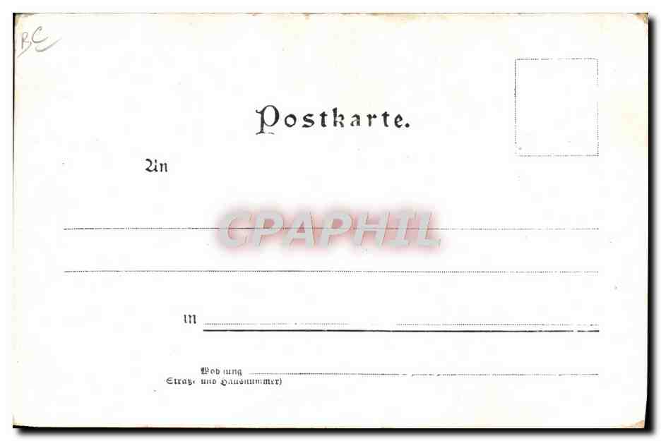 CPA Illustrateur Renchthal Koschewa Folklore — Rückseite