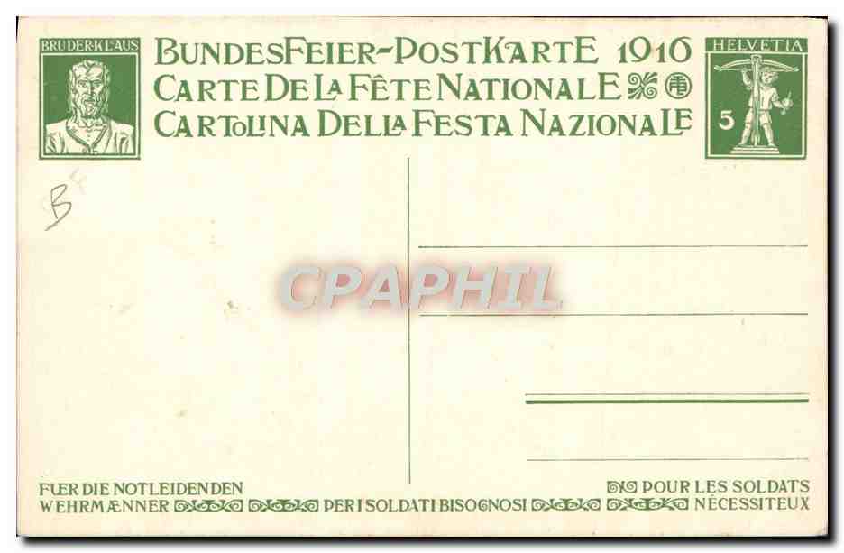 CPA Illustrateur Fourtier Romain  — Rückseite