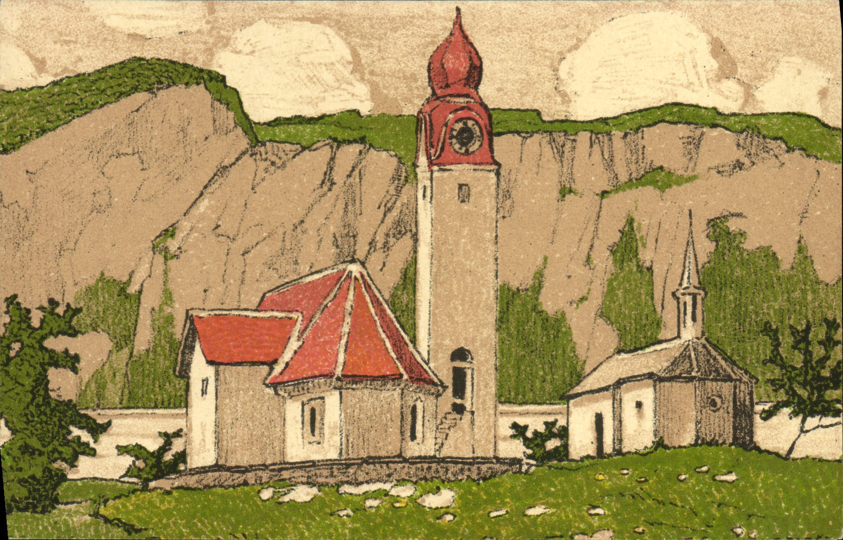 CPA Illustrateur Druck u Verlag Graph Anstatt Wolfensberger Zurich 