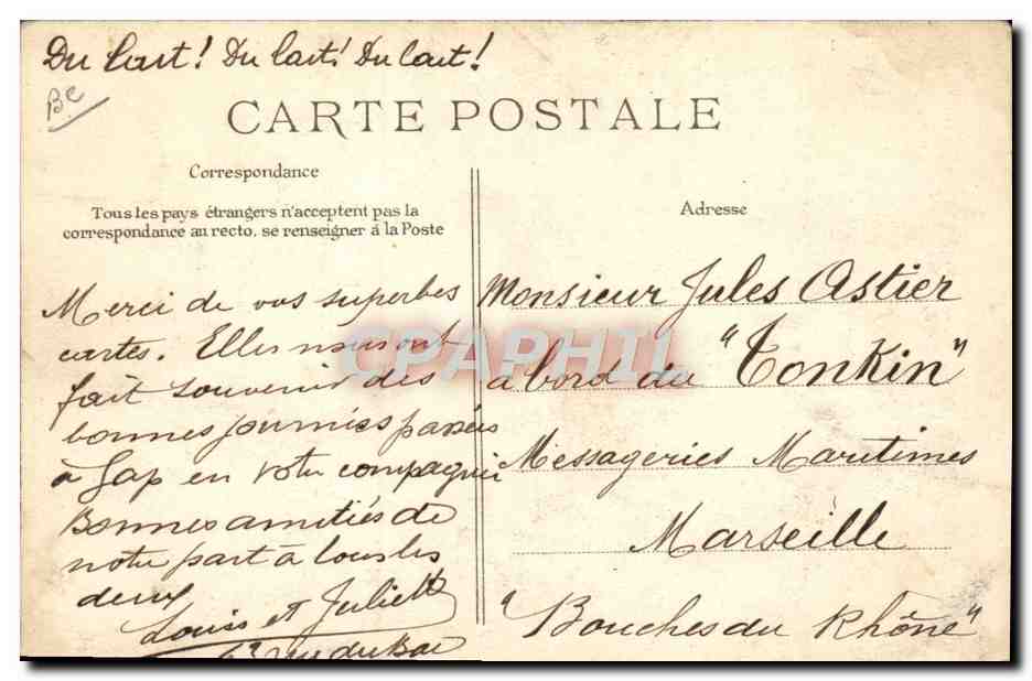 CPA Avion Aviation Zeppelin Dirigeable Ville de Paris rentrant dans son garage  — Rückseite