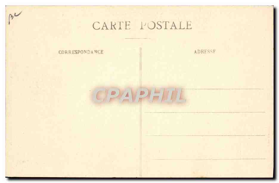 CPA Avion Aviation Zeppelin Dirigeable Luneville Le biplan du sapeur d'Hauteroche plane au dessus du Zeppelin Gignoux — Rückseite