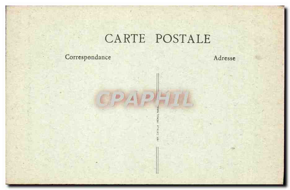 CPA Puvis De Chavannes Sainte Genevieve Ravitaille Paris Pantheon  — Verso