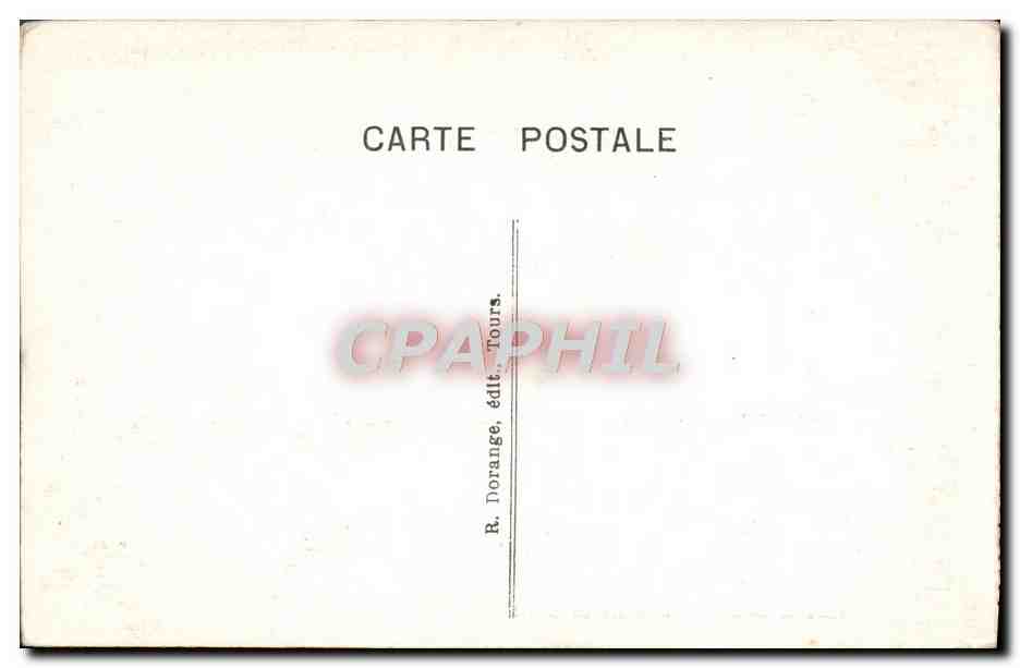 CPA Saumer Le Chateau — Rückseite