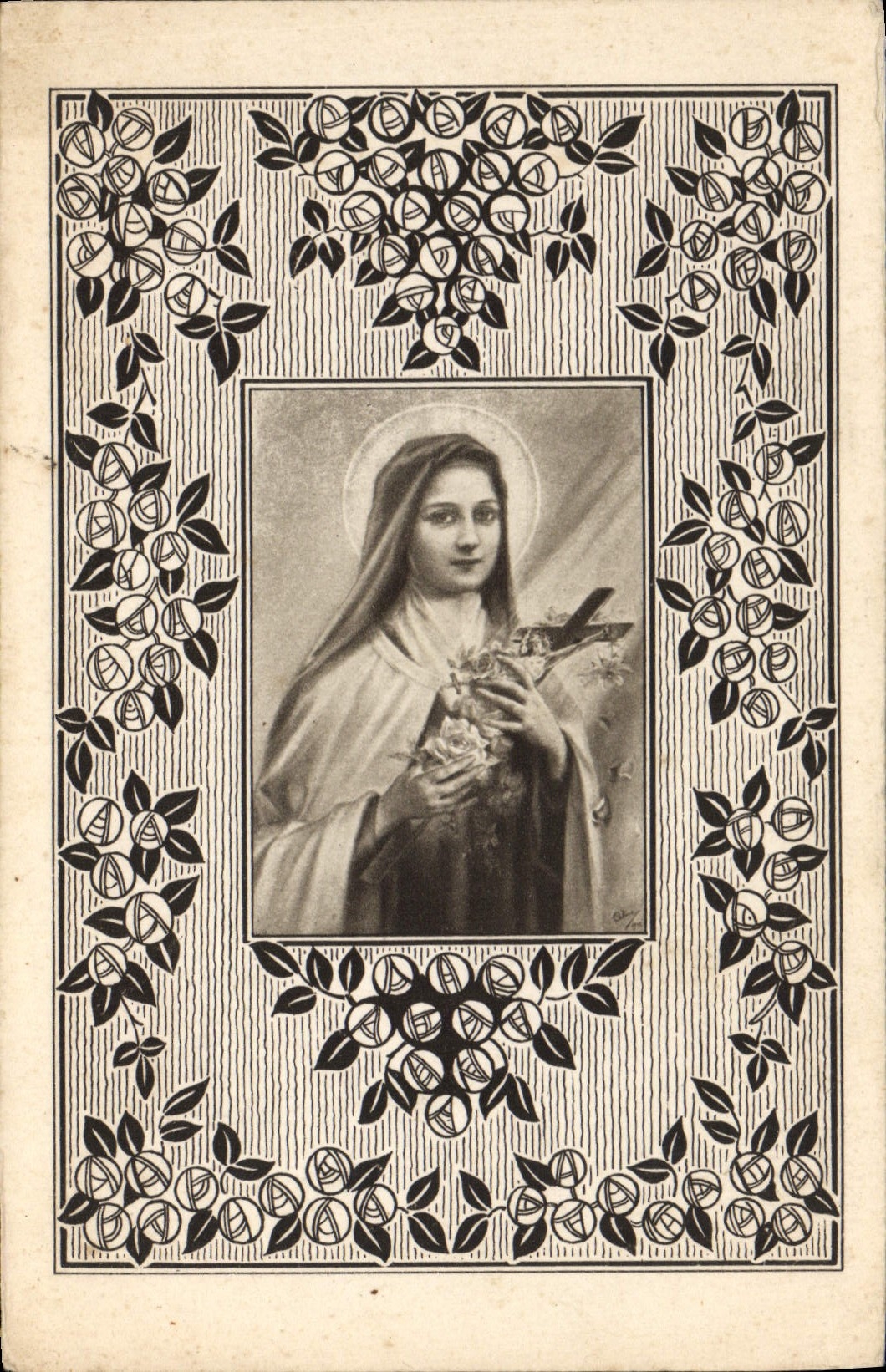 CPA Carte De Souscription Pour La Basilique De Ste Therese De I Enfant Jesus Erigee A Lisieux