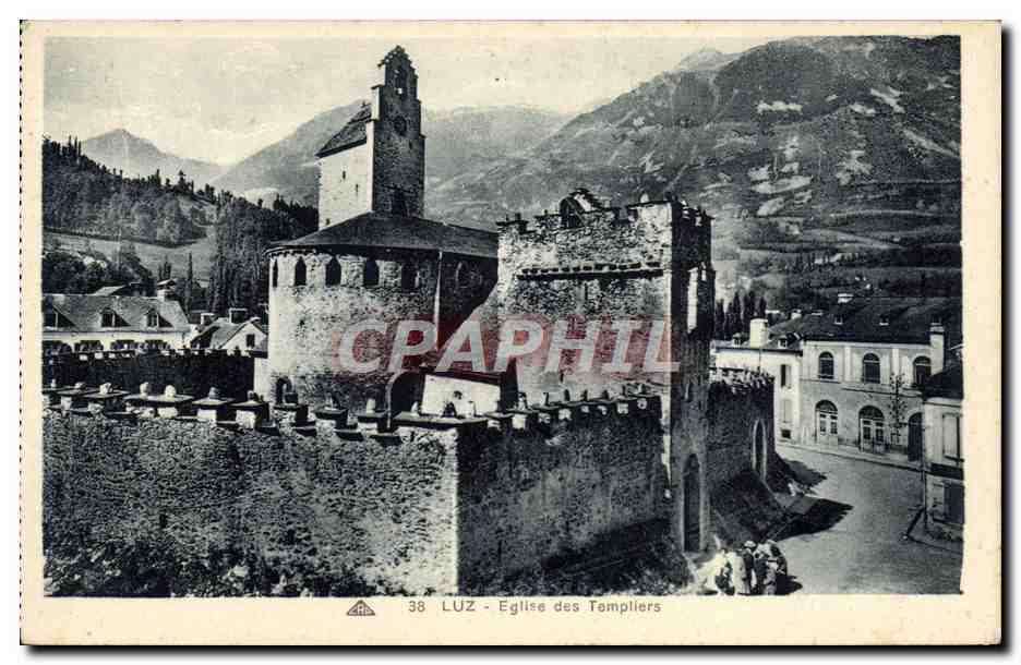 CPA Luz Eglise Des Templiers