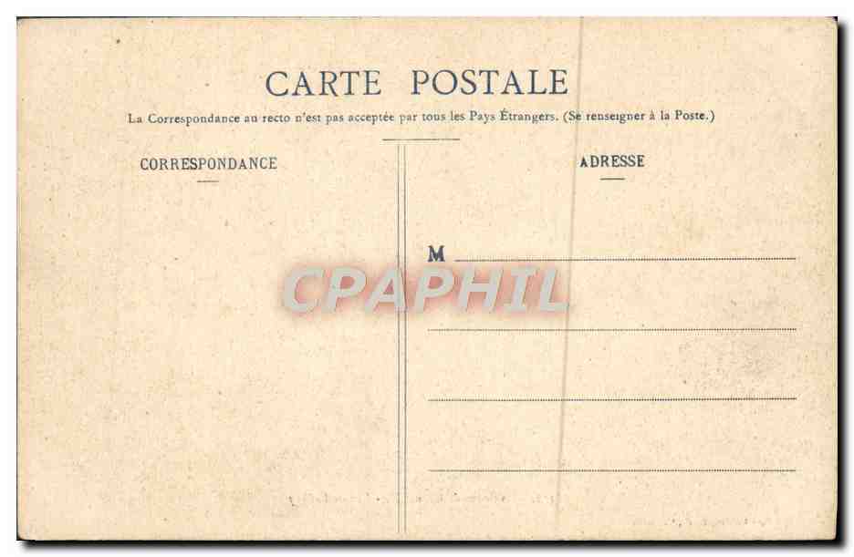 CPA Environs De Grenoble Lac De Laffrey — Verso