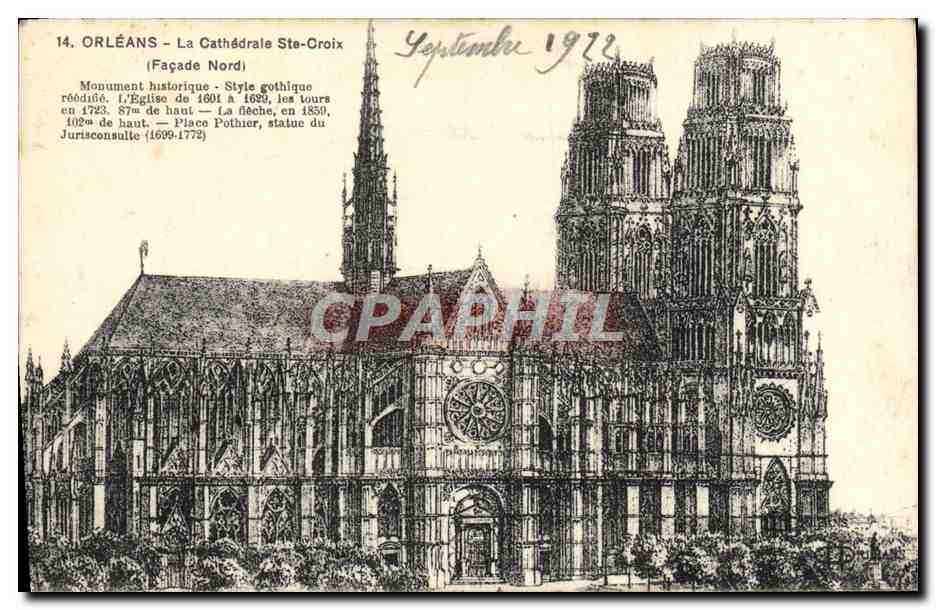 CPA Orleans La Cathedrale Ste Croix