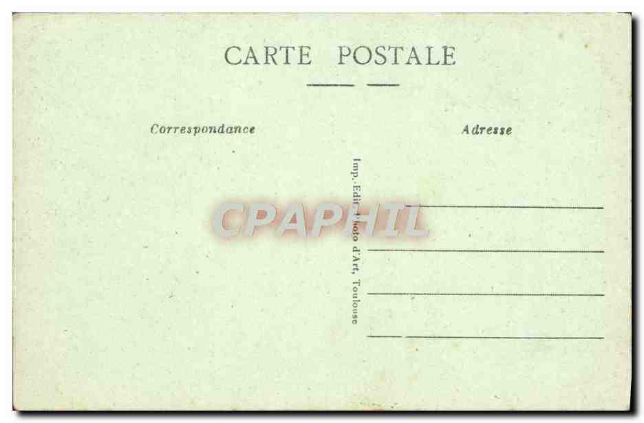 CPA Lourdes Le Fort — Verso