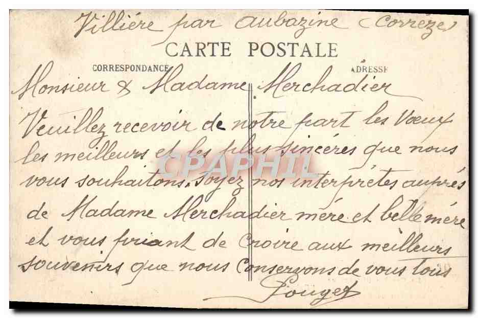 CPA Aubazine Interieur De L'Eglise Tombeau de Saint Etienne — Rückseite